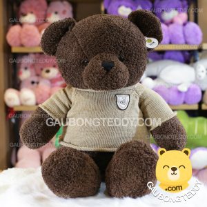 Gấu Teddy áo len lông chỉ Choco Gấu Teddy áo len lông chỉ Choco